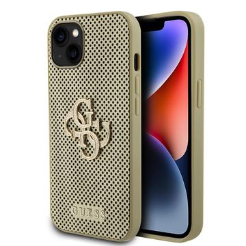 Coque iPhone 15 Guess Perforated 4G Glitter Logo