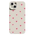 Coque fine iPhone 15 en TPU avec motif cœur