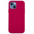 Coque iPhone 15 en Silicone Liquide - Rose Vif