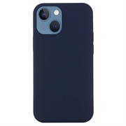 Coque iPhone 15 en Silicone Liquide - Compatible MagSafe - Bleu Foncé