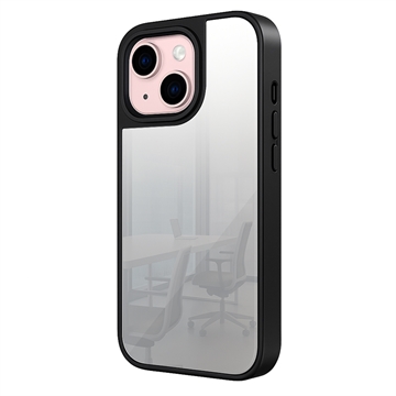 Coque miroir iPhone 15 - Compatible MagSafe - Noire