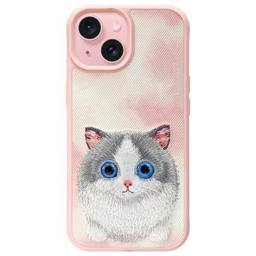 Coque chat iPhone 15 Nimmy Friends Big Eyed Pet 2.0