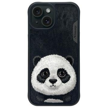 Coque Panda iPhone 15 Nimmy Friends Big Eyed Pet 2.0 - Noir