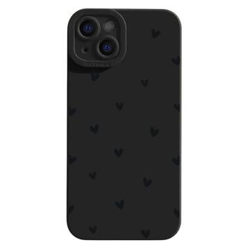 Coque fine iPhone 15 Plus en TPU avec motif cœur