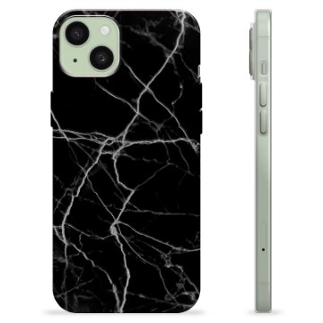 Coque iPhone 15 Plus en TPU - Éclair Noir