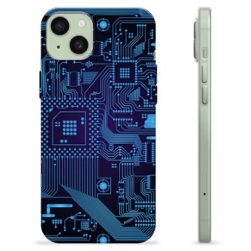 Coque iPhone 15 Plus en TPU - Circuit Imprimé