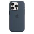 Coque iPhone 15 Pro en Silicone avec MagSafe Apple MT1D3ZM/A - Bleu Orage