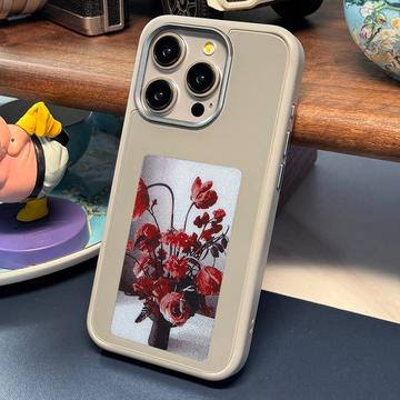 Coque DIY E-InkCase NFC pour iPhone 15 Pro - Gris