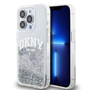 Coque iPhone 15 Pro DKNY Liquid Glitter Arch Logo