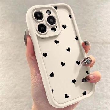 Coque iPhone 15 Pro en TPU antichoc avec bords arrondis - Blanche