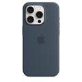 iPhone 15 Pro Max Apple Silicone Case with MagSafe MT1P3ZM/A (Open Box - Excellent) - Storm Blue