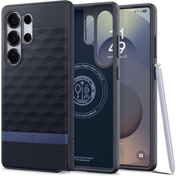 Coque Hybride Samsung Galaxy S25 Ultra Spigen Parallax Mag - Marine violette