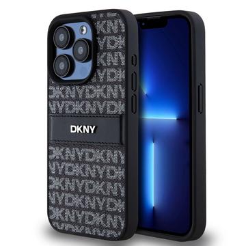 Coque iPhone 15 Pro Max DKNY Repeat Pattern Tonal Stripe