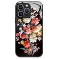 Coque hybride iPhone 15 Pro Max Bouquet de fleurs - Noire