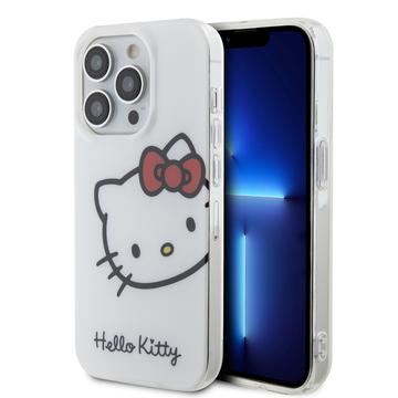 Coque iPhone 15 Pro Max Hello Kitty IML Kitty Tête - Blanche