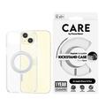 Coque iPhone 15 Pro Max PanzerGlass Care Kickstand - Compatible MagSafe - Argente