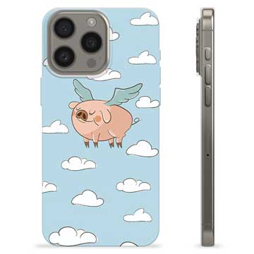 Coque iPhone 15 Pro Max en TPU - Cochon Volant