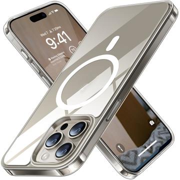 Coque iPhone 15 Pro Max en TPU Torras X-Shock MagSafe - Transparente