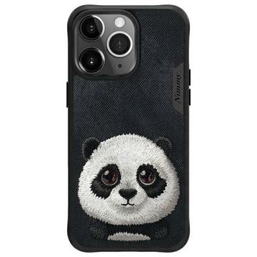 Coque Panda iPhone 15 Pro Nimmy Friends Big Eyed Pet 2.0 - Noir