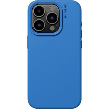 Coque iPhone 15 Pro en Silicone Nudient Base - Bleue