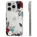 Coque iPhone 15 Pro en TPU - Fleurs d'Automne