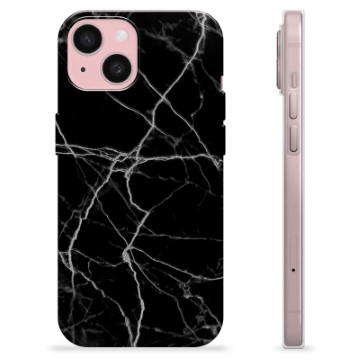 Coque iPhone 15 en TPU - Éclair Noir