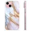 Coque iPhone 15 en TPU - Marbre Élégant