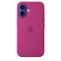 Coque iPhone 16 en Silicone avec MagSafe Apple MYY53ZM/A - Fuchsia
