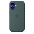 Coque iPhone 16 en Silicone avec MagSafe Apple MYY83ZM/A - Lac vert