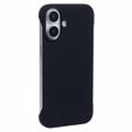 Coque iPhone 16 en Plastique Sans Cadre - Noire