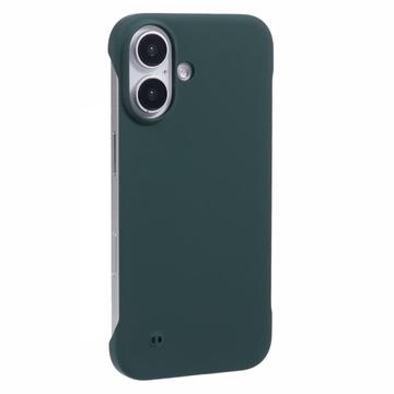 Coque iPhone 16 en Plastique Sans Cadre - Vert Foncé