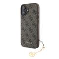 Coque Hybride iPhone 16 Guess 4G Charms Collection