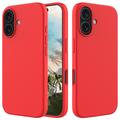 Coque iPhone 16 en Silicone Liquide - Rouge