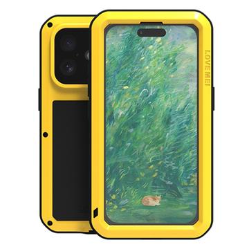 Coque Hybride iPhone 16 Love Mei Powerful - Jaune