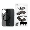 Coque iPhone 16 PanzerGlass Care Smokey Urban Combat - Compatible MagSafe - Noir