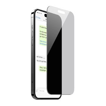 Protection d\'écran iPhone 16 Plus/15 Plus en verre trempé Puro Privacy - Anti-espionnage