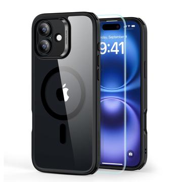 iPhone 16 Plus ESR HaloLock MagSafe Classic Hybrid Set - Transparente Noir