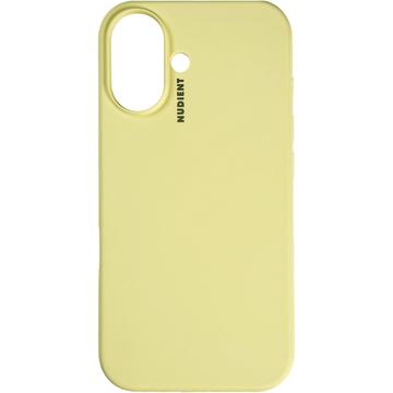Coque iPhone 16 Plus en Silicone Nudient Base - Jaune pâle