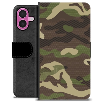 Étui Portefeuille Premium iPhone 16 Plus - Camouflage