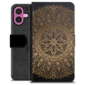 Étui Portefeuille Premium iPhone 16 Plus - Mandala