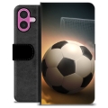 Étui Portefeuille Premium iPhone 16 Plus - Football