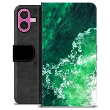 Étui Portefeuille Premium iPhone 16 Plus - Vagues