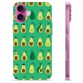 Coque iPhone 16 Plus en TPU - Avocado Pattern