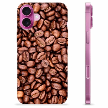 Coque iPhone 16 Plus en TPU - Grains de Café