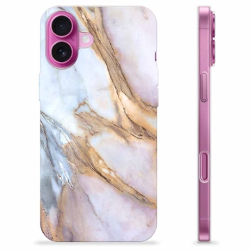 Coque iPhone 16 Plus en TPU - Marbre Élégant