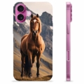 Coque iPhone 16 Plus en TPU - Cheval