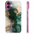 Coque iPhone 16 Plus en TPU - Marbre Jade