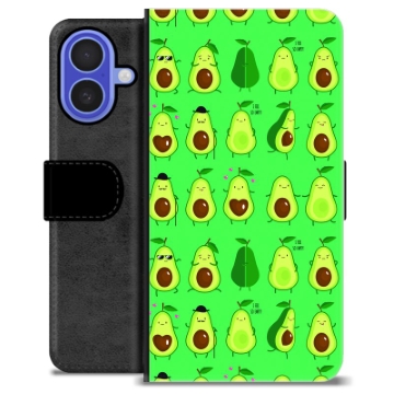 Étui Portefeuille Premium iPhone 16 - Avocado Pattern