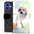 Étui Portefeuille Premium iPhone 16 - Chien