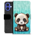 Étui Portefeuille Premium iPhone 16 - Panda